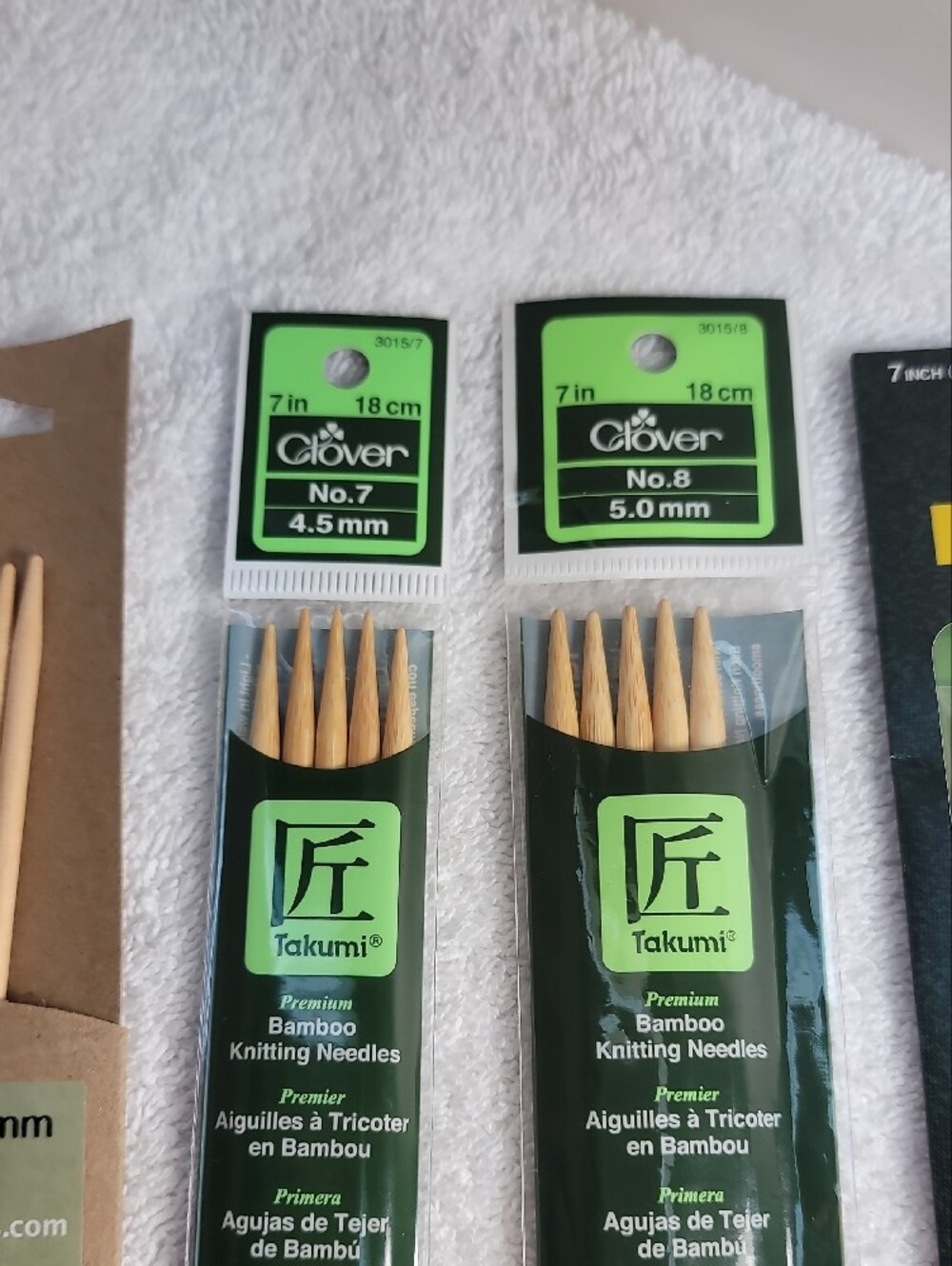 Bamboo Double-Pointed Knitting Needles Set - 6 Sets - NWT - Picture 4 of 5